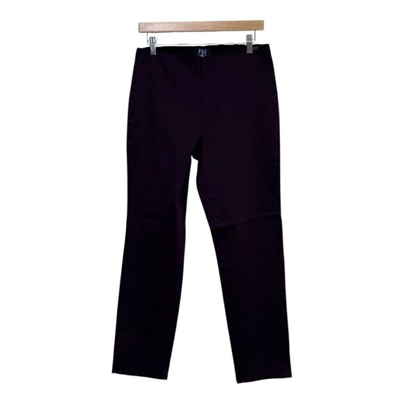 FDJ French Dressing Jeans pull on pants burgundy size 10 - Picture 1 of 7